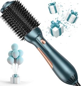 One-Step Hair Dryer Brush;  Blow Dryer Brush Oval Shape Hot Air Brush with Negative Ion;  Ceramic Coating Women Hair Dryer Volumizer Styler