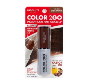 ABSOLUTE Color 2 Go - Instant Root Touch Up Hair Stick (Color: Dark Brown)