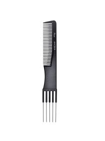 ABSOLUTE Pinccat Professional Carbon Comb (Color: Metal Teasing Fine Tooth)