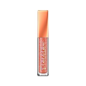 RUDE Glit & Glow Lip Gloss (Color: Pucker Up)